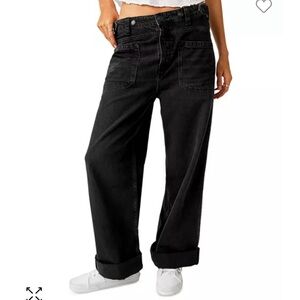 Free People Palmer Cuff Jeans